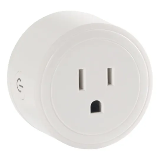 Enchufe Smart Asm-002 Redondo Blanco Wifi Bluetooth