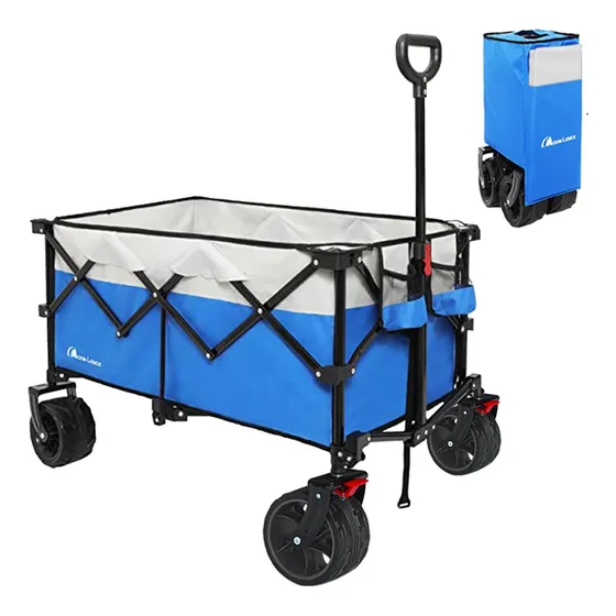Cart De Vagón Plegable De Luna Plegable Jardín Plegable De S