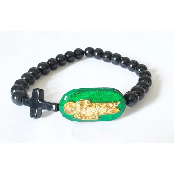 Pulsera San Judas Tadeo De Onix