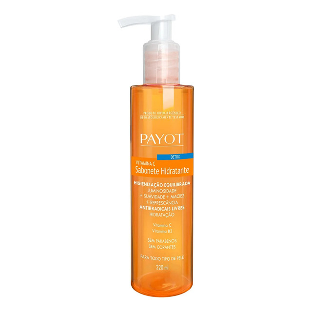 Sabonete Liquido Detox Vitamina C Payot 220ml Sabonete Liquido Detox Vitamina C Payot 220ml