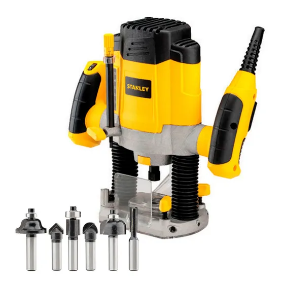 Rebajadora/fresadora 1200w Stanley Srr1200-b2c