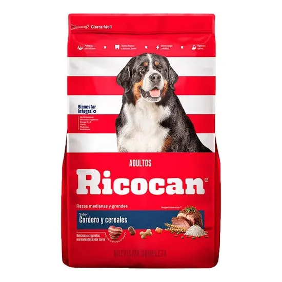 Ricocan Cordero 22 Kg Razas Medianas Y Grandes