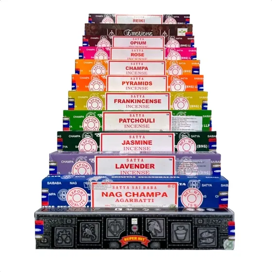 Sahumerios Satya Nag Champa - 12 Unidades