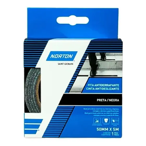 Cinta Antideslizante Norton 5m X 50mm