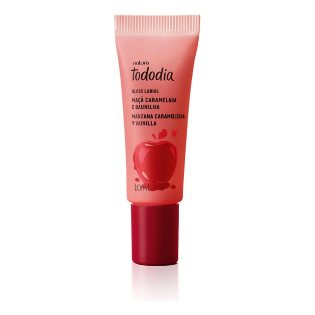 Gloss Labial Natura Tododia Maçã Caramelada E Baunilha 10 Ml