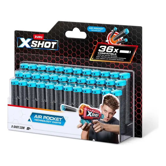 Repuestos Dardos Zuru X-shot 3618 Balas 36 Unidades