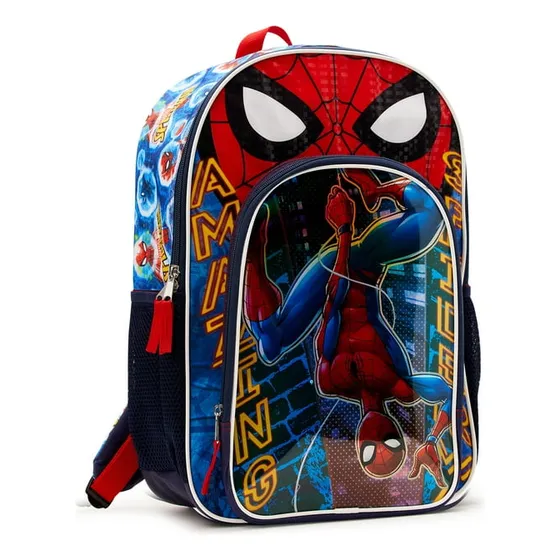 Bolso Morral Escolar Para Niños De Spiderman Importado