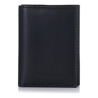 Cartera Triple Alpine Swiss Para Hombre De Piel Auténtica, V Cartera Triple Alpine Swiss Para Hombre De Piel Auténtica, V