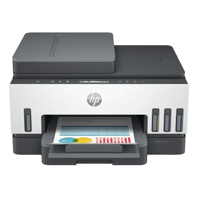 Impresora Multi. Hp Smart Tank 750 Wifí, Adf Y Duplex 