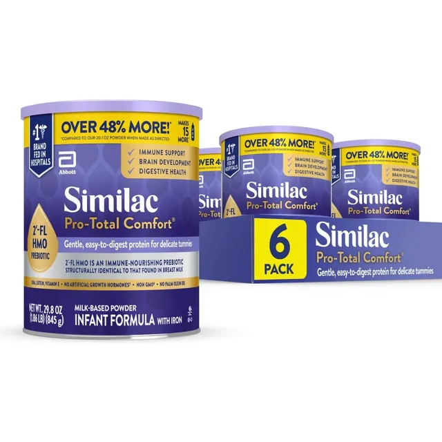 Similac Pro-total Comfort - Con Hierro, 6 Unidades Con Hmo
