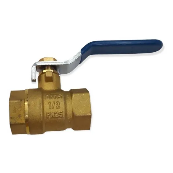 Llave De Paso  1/2 Bronce  Pesada