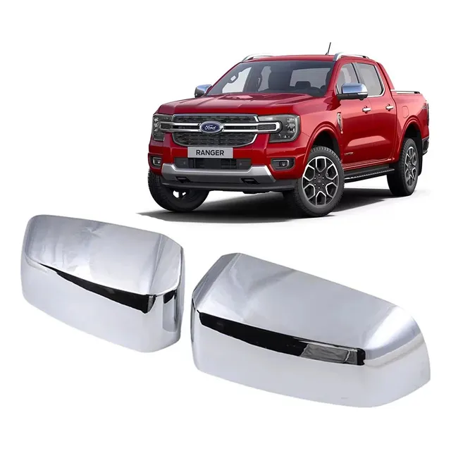 Par Cacha Cubre Espejos Cromados Ford Ranger 2023