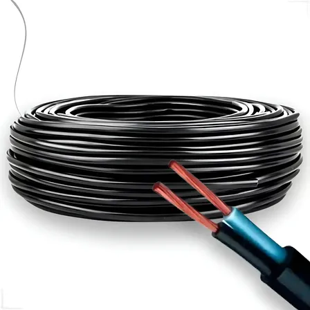 Foto de Rolo De Fio Pp 2x2,5mm 2,5mm Rolo 100m Metros Cabo Elétrico