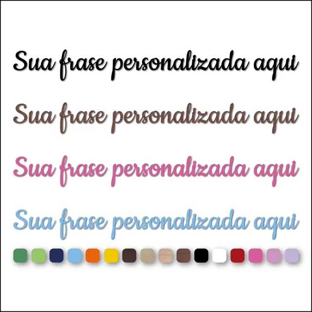 Palavras E Frase Personalizada Em Mdf Varias Cores 30 Letras