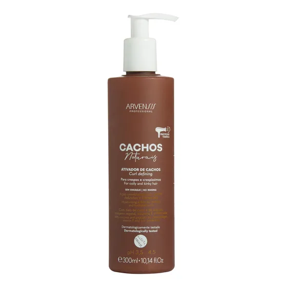 Creme Ativador Cachos Crespos Crespissimos 300ml Arvensis