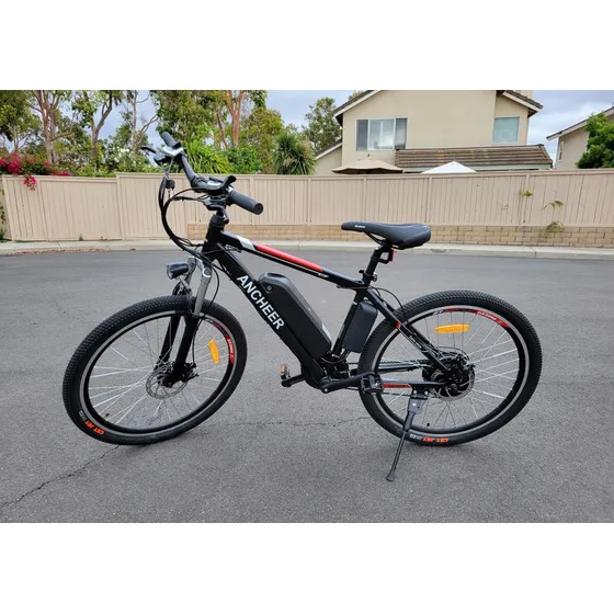 Ancheer 26 Inch Wheel 500w Fat Tire Electric Mountain Bike