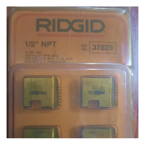 Juego De Dado Para Terraja Ridgid De 1/2