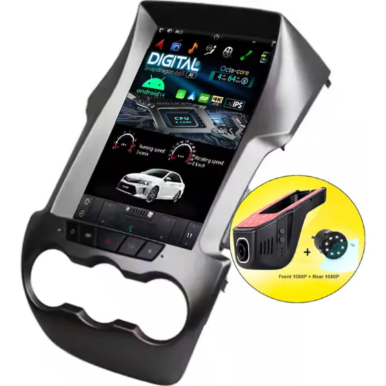 Radio Pantalla Android Tesla Ford Ranger 2012/19