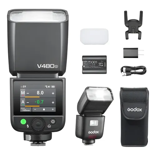Kit Flash Godox V860iii Ttl Hss P/ Nikon + Rádio Flash Xpron