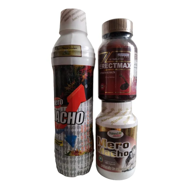 Mero Macho 550 Ml +erectmax X 30 Caps+mero Macho X 100 Caps