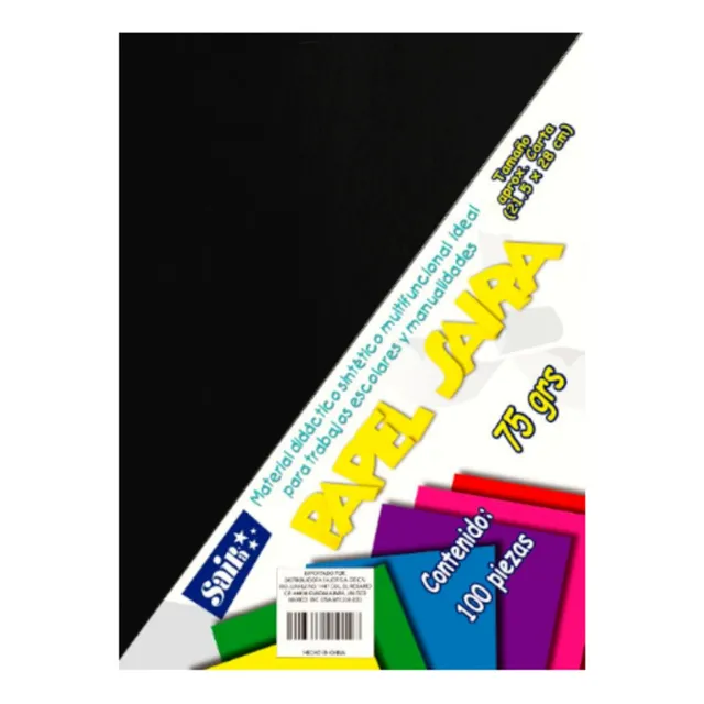 500 Hojas En Color Negro 75 Grs Multifuncional Escolar