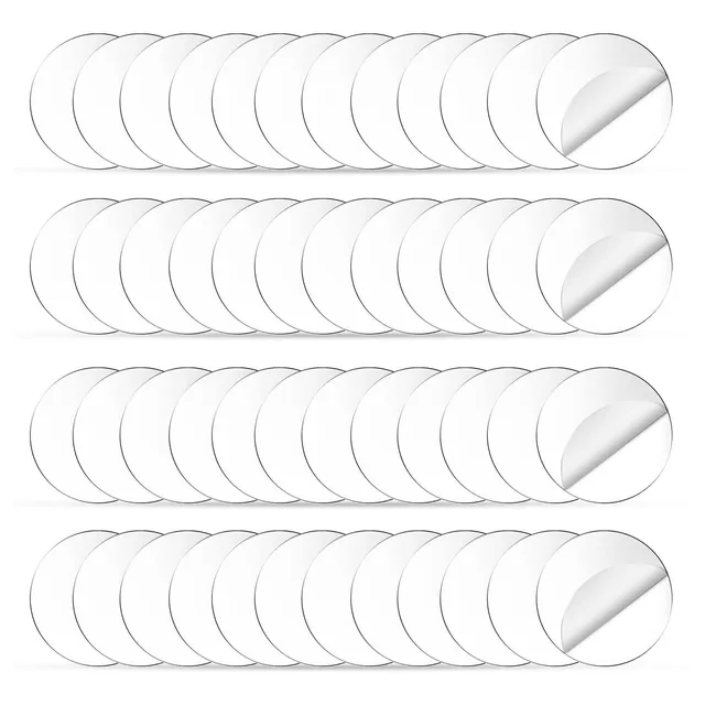 0 Repuesto Circulo Lamina Acrilica Transparente 1 Panel
