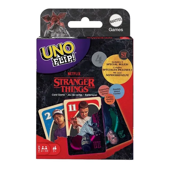 Mattel Uno flip! Stranger Things HJP41