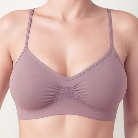 Sutiã Lupo Original Sem Costura Alça Fina Macia Confortável