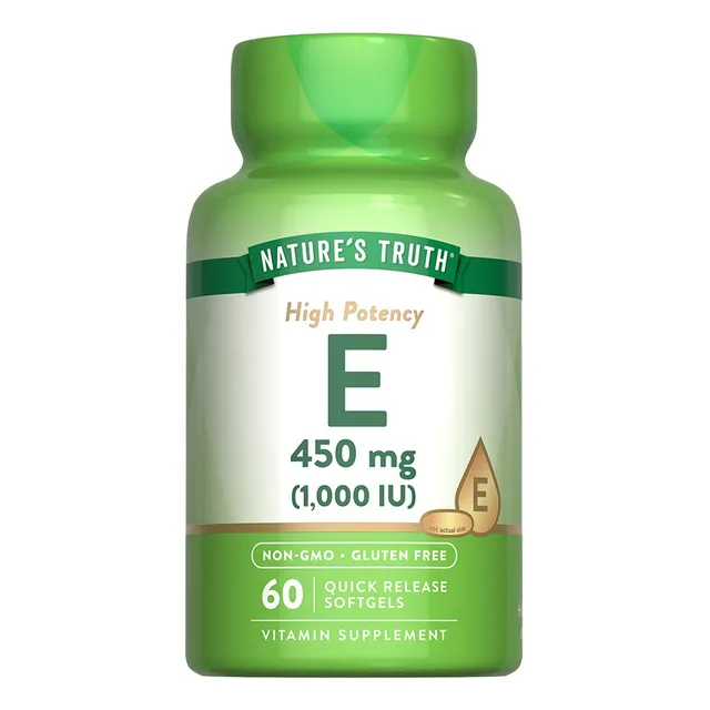 Vitamina E 1000 Iu 60 Capsulas Softges Nature's Truth