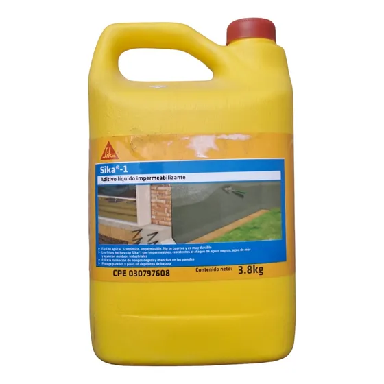 Sika 1 Aditivo Líquido Impermeabilizante Mortero Concreto