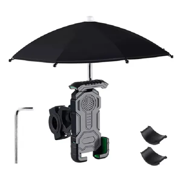 Porta Telefono Premium Para Motos O Bicicletas Con Sombrilla
