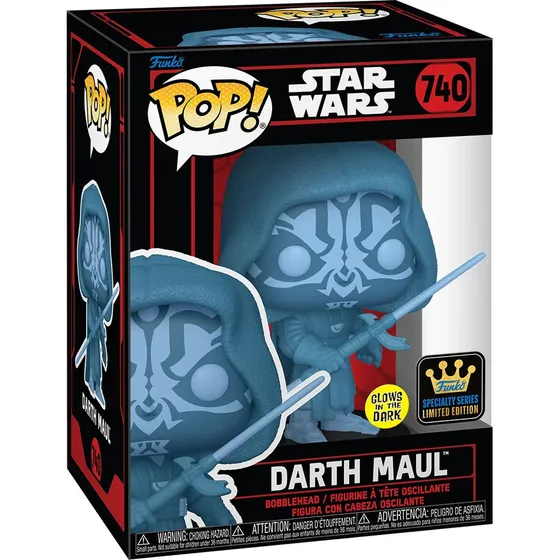 Funko Pop! Star Wars: Dark Side -  Darth Maul 740  (gitd)