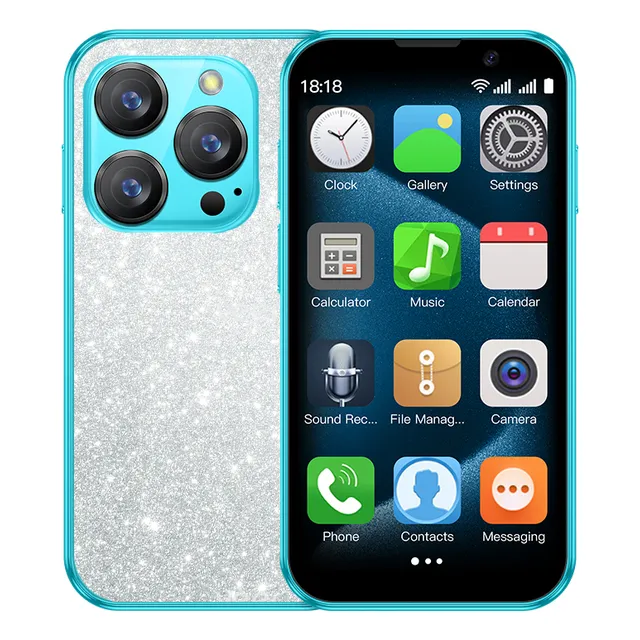Nuevo Con Pegatinas Aiek Xs18 Pro 2gb Ram 16gb Rom Android 9.0 Face Recognition Dual Sim Dual Standby 3g Network 3.0 Inch Smartphone
