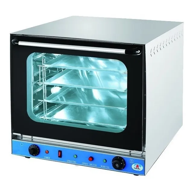 Horno Eléctrico Turbinado Con Vapor 4 Bandejas. Equiparte.