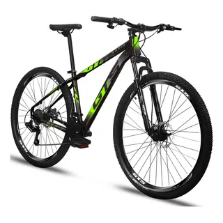 Bicicleta Aro 29 CĂąmbios Shimano Gts Rapid 21v Freio A Disco Cor Preto-verde-cinza Tamanho Do Quadro 19 Bicicleta Aro 29 CĂąmbios Shimano Gts Rapid 21v Freio A Disco Cor Preto-verde-cinza Tamanho Do Quadro 19