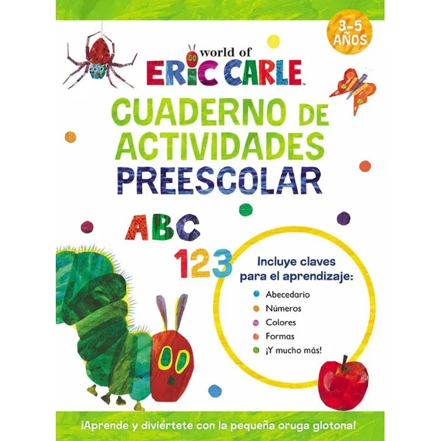 Cuaderno De Aprende Con La Pequeña Oruga Glotona Carle, Eric