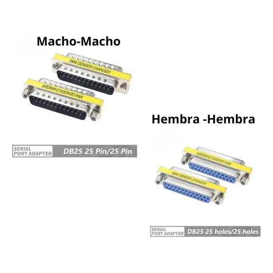 Kit Técnico Db25 Con Ambos Tipos De Conectores