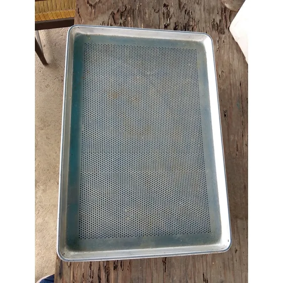 Bandejas Aluminio Perforadas De Panadería Usadas