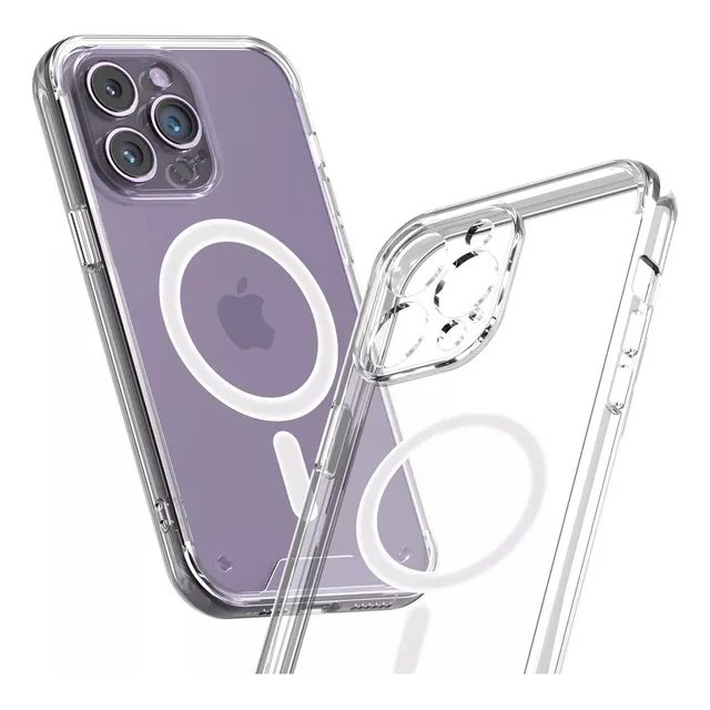 Funda Magnética Para iPhone (varios Modelos) Transparente