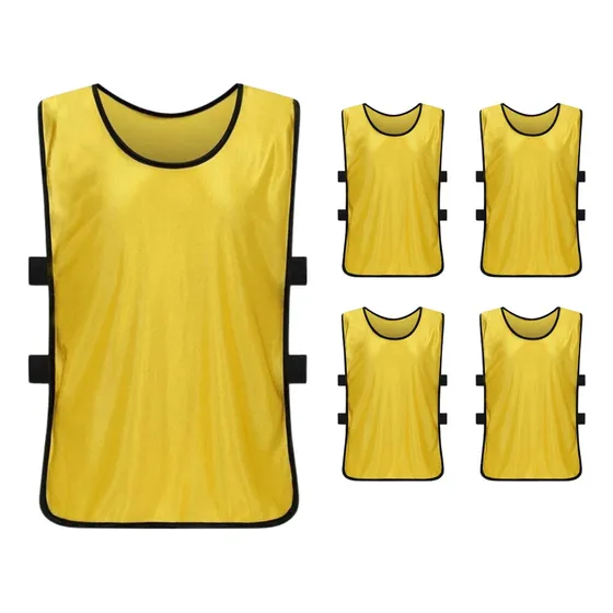 Pack X5 Chalecos De Entrenamiento Fútbol Hockey Deportivo 