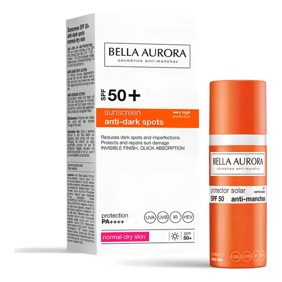 Protector Solar Anti-manchas Spf50 Piel Normal A Seca - Bell