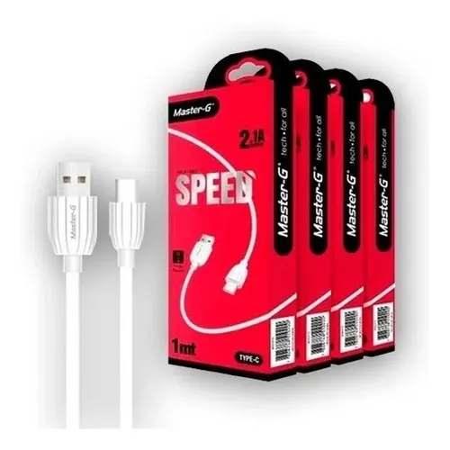 Cable de Carga Rápida USB-A a USB-C MGCATC Master-G Color Blanco