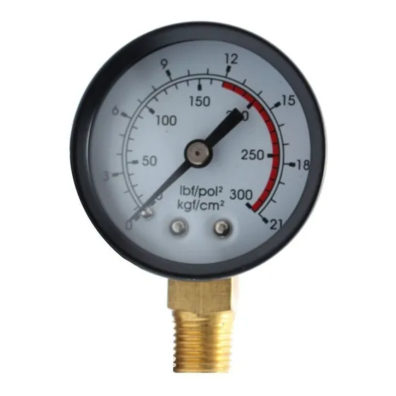 Manômetro Vertical Douat Rosca 1/4 Npt 300 Libras 17 Bar