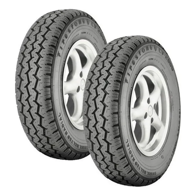 Paq. 2 Llantas 195r15c Firestone Transforce Cv 106/104q