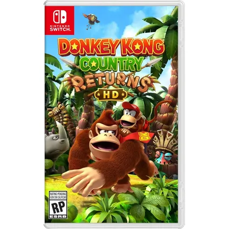 Jogo Donkey Kong Country Returns Hd Switch Br Midia Fisica