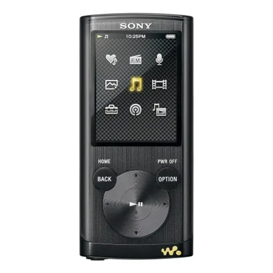 Digital Media Player Sony Nwz-e453 - Leia A Descrição Preto