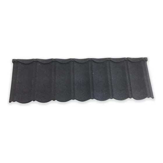 Chapa Teja Gravillada Tile Negra