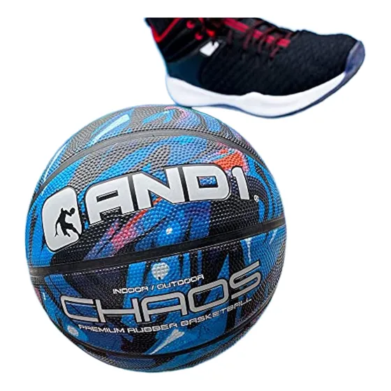 Balón De Baloncesto And1 Chaos 29.5  Con Bomba Incluida