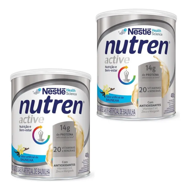 Nutren Active 400gr Nestlé Kit C/2  ( Escolha O Sabor )