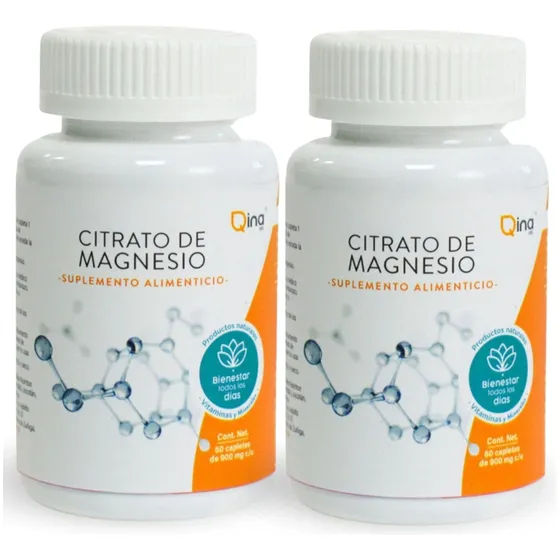 2 Citrato De Magnesio Rmflex 60 Capletas 900 Mg